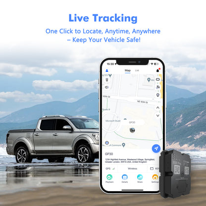 S20 Pro - Upgrage 4G Worldwide GPS Tracker, 30 Days + Live Tracking